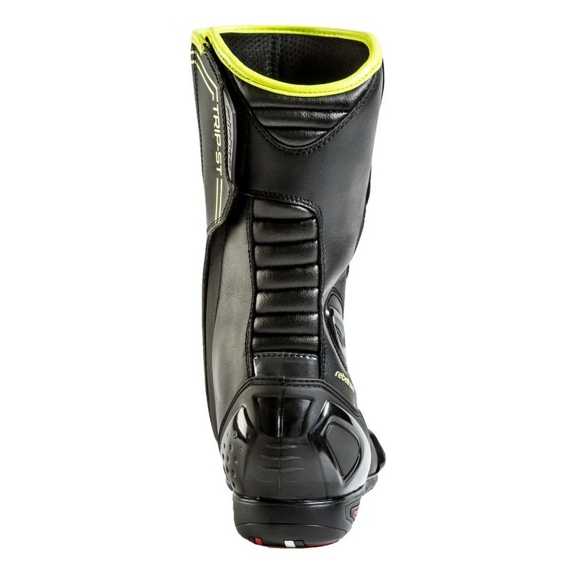 Cizme de motocicletă Rebelhorn Trip ST CE negru-galben-fluo lichidare