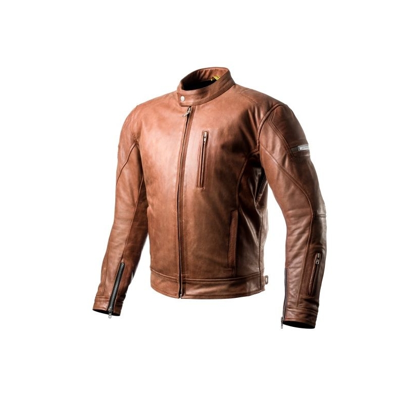 Jachetă moto maro Shima Hunter