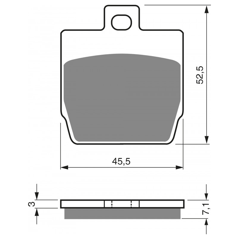 Placute de frana GOLDFREN S3