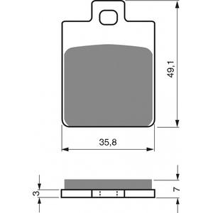 Placute de frana GOLDFREN 137 S3