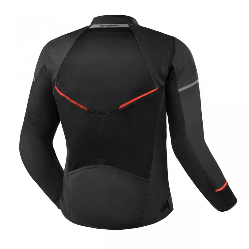 Jachetă pentru motociclete Shima X-MESH 2.0 negru-roșu
