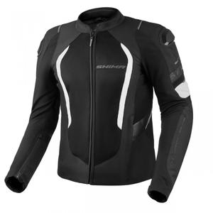 Jachetă pentru motociclete Shima MESHPRO 2.0 negru și alb