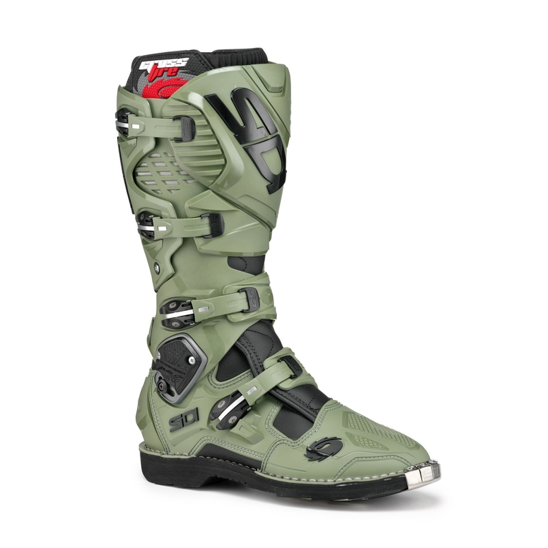 Cizme de motocicletă SIDI CROSSFIRE 3 verde-negru