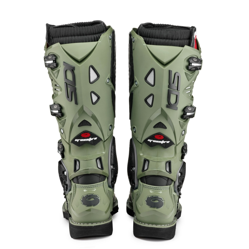 Cizme de motocicletă SIDI CROSSFIRE 3 verde-negru