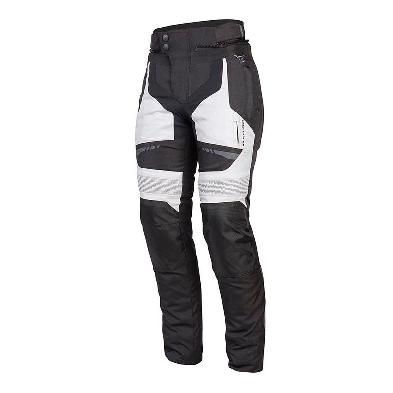 Pantaloni moto pentru femei Rebelhorn Puna negru și gri pentru motociclete Rebelhorn Puna Black and Grey