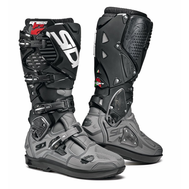 Cizme de motocicletă SIDI CROSSFIRE 3 SRS gri-negru