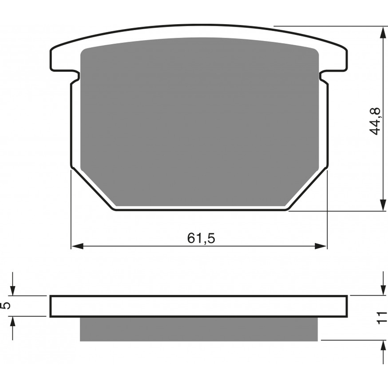 Placute de frana GOLDFREN AD  OFF-ROAD FRONT