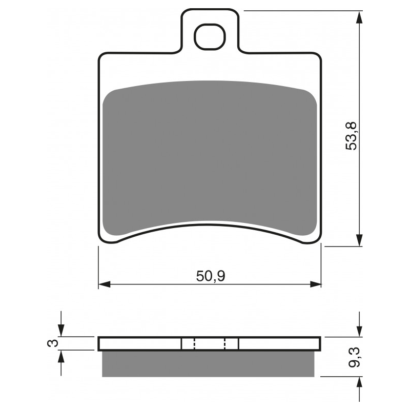 Placute de frana GOLDFREN AD  STREET