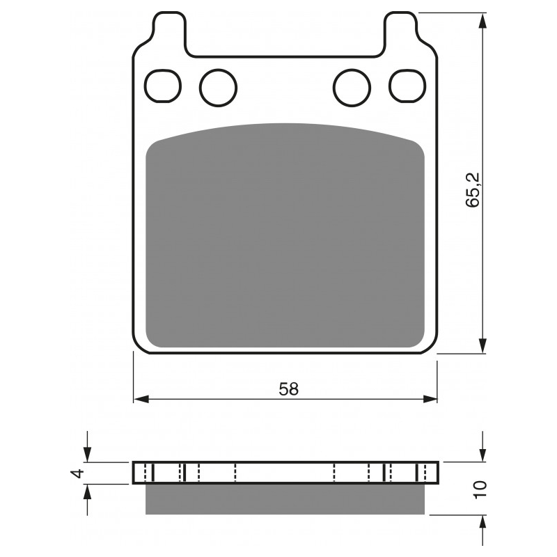Placute de frana GOLDFREN S3