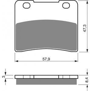 Placute de frana GOLDFREN 172 AD  OFF-ROAD FRONT