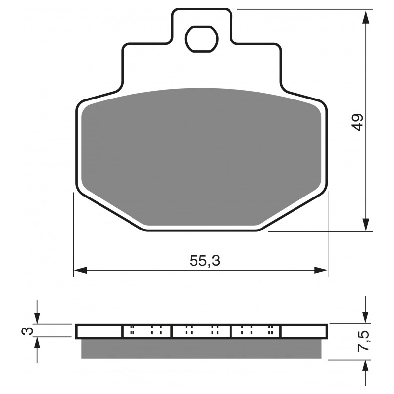 Placute de frana GOLDFREN S3