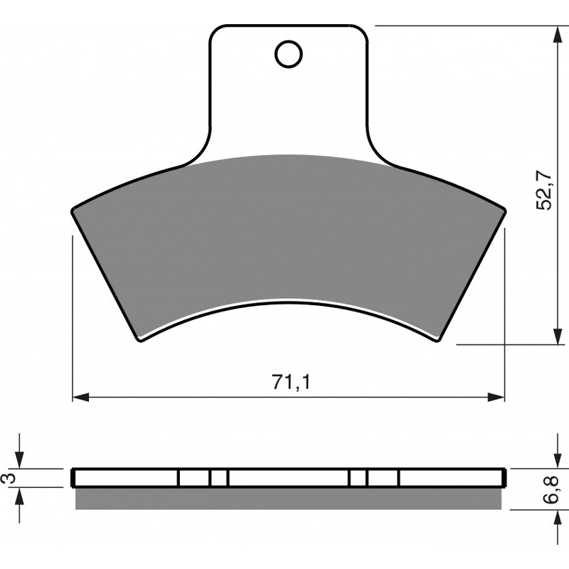 Placute de frana GOLDFREN K5