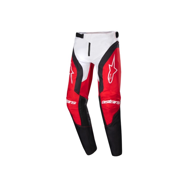 Alpinestars Racer Ocuri 2024 Pantaloni de motocros pentru copii roșu, alb și negru