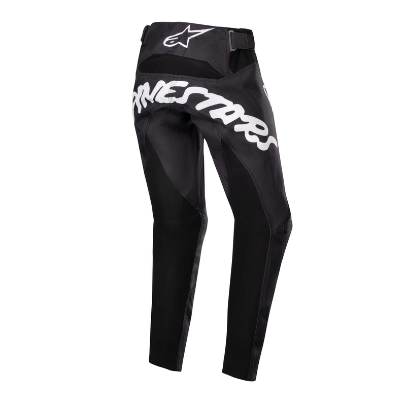 Alpinestars Racer Hana 2024 Pantaloni Motocross pentru copii negru și alb