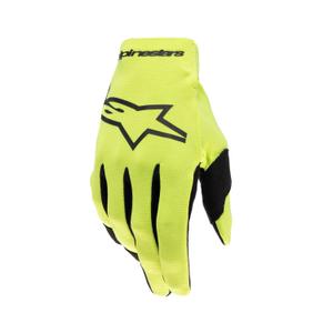 Mănuși de motocross pentru copii Alpinestars Radar 2024 galben-fluo-negru pentru copii