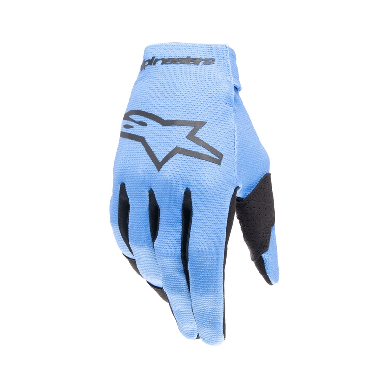 Alpinestars Radar 2024 mănuși motocross pentru copii albastru deschis-negru