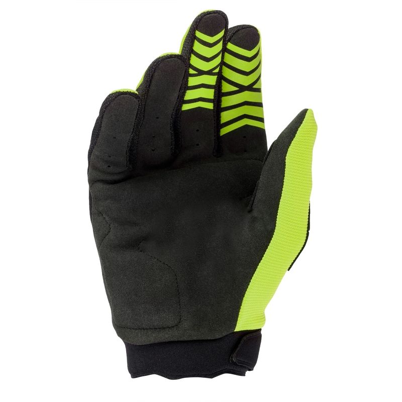 Mănuși Motocross Alpinestars Full Bore pentru copii Galben Fluo-Negru