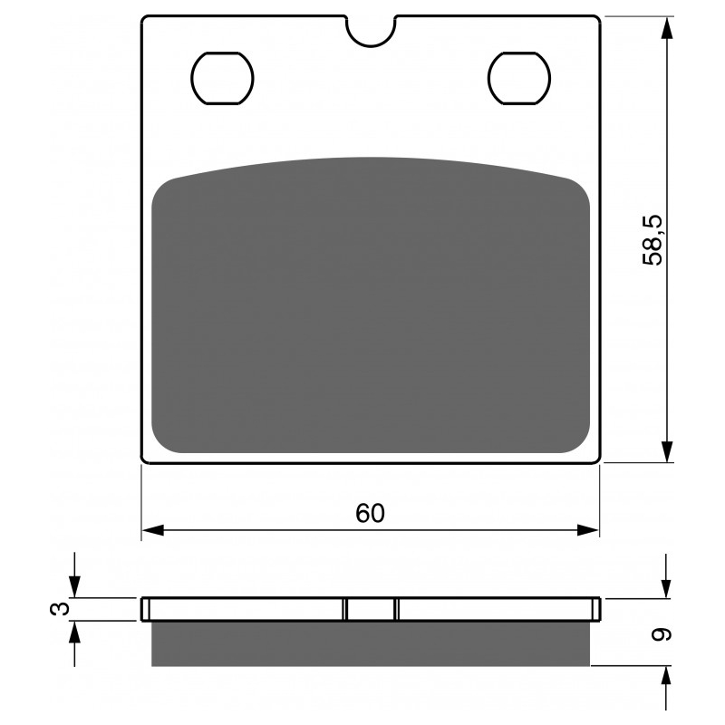 Placute de frana GOLDFREN S3