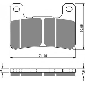 Placute de frana GOLDFREN 213 S3