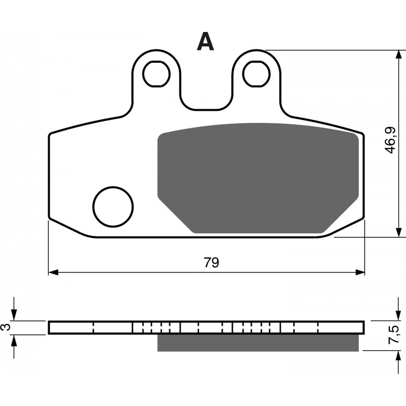 Placute de frana GOLDFREN AD  OFF-ROAD FRONT