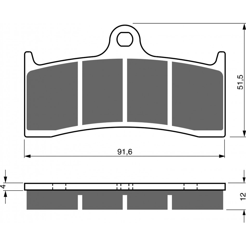 Placute de frana GOLDFREN AD  OFF-ROAD FRONT