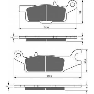 Placute de frana GOLDFREN 252 AD  OFF-ROAD FRONT