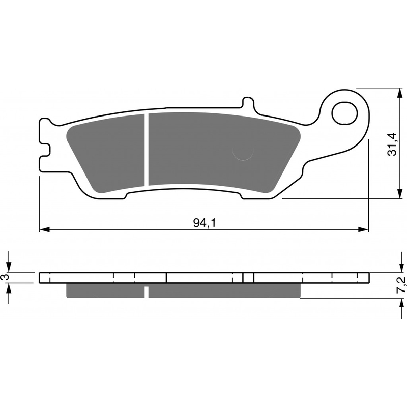 Placute de frana GOLDFREN S33 OFF-ROAD FRONT