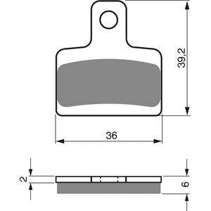 Placute de frana GOLDFREN 199 S3