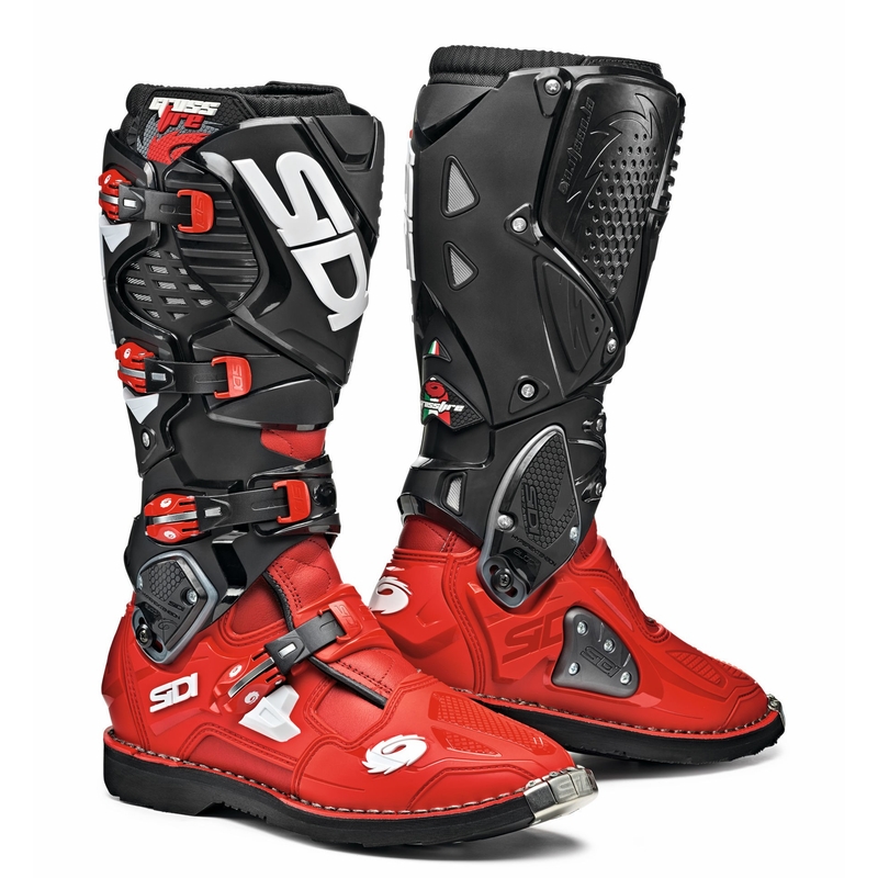 Cizme de motocicletă SIDI CROSSFIRE 3 roșu-negru lichidare