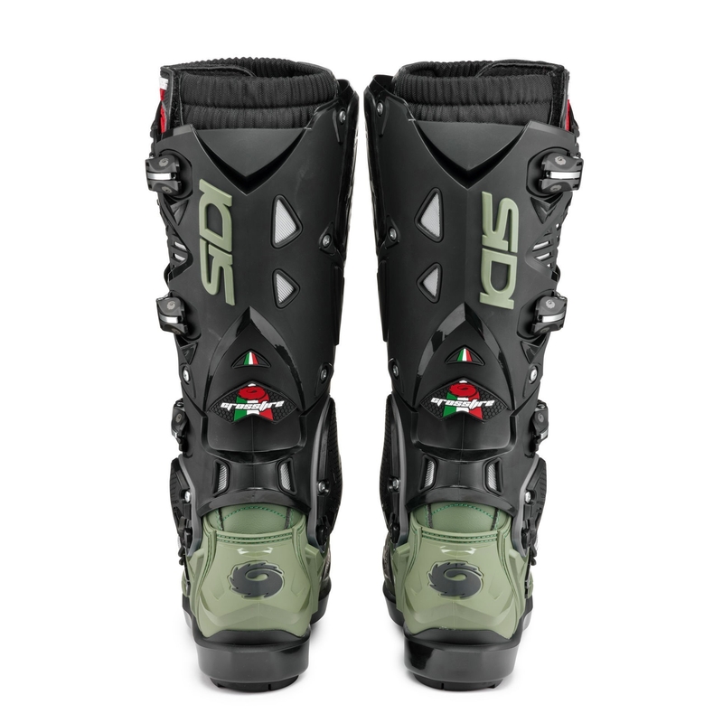 Cizme de motocicletă SIDI CROSSFIRE 3 SRS verde-negru