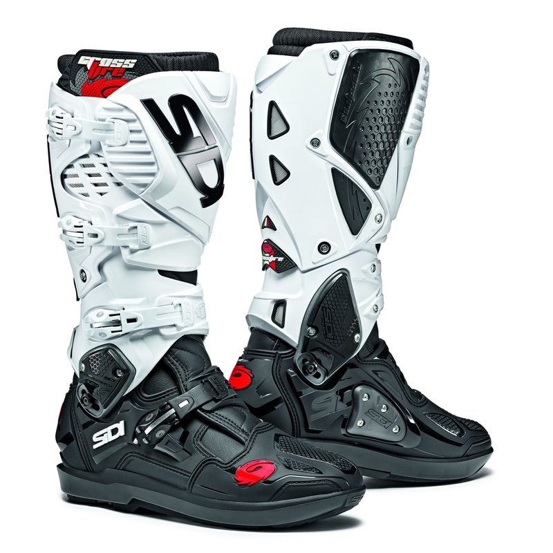 Boty na motorku SIDI CROSSFIRE 3 SRS černo-bílé