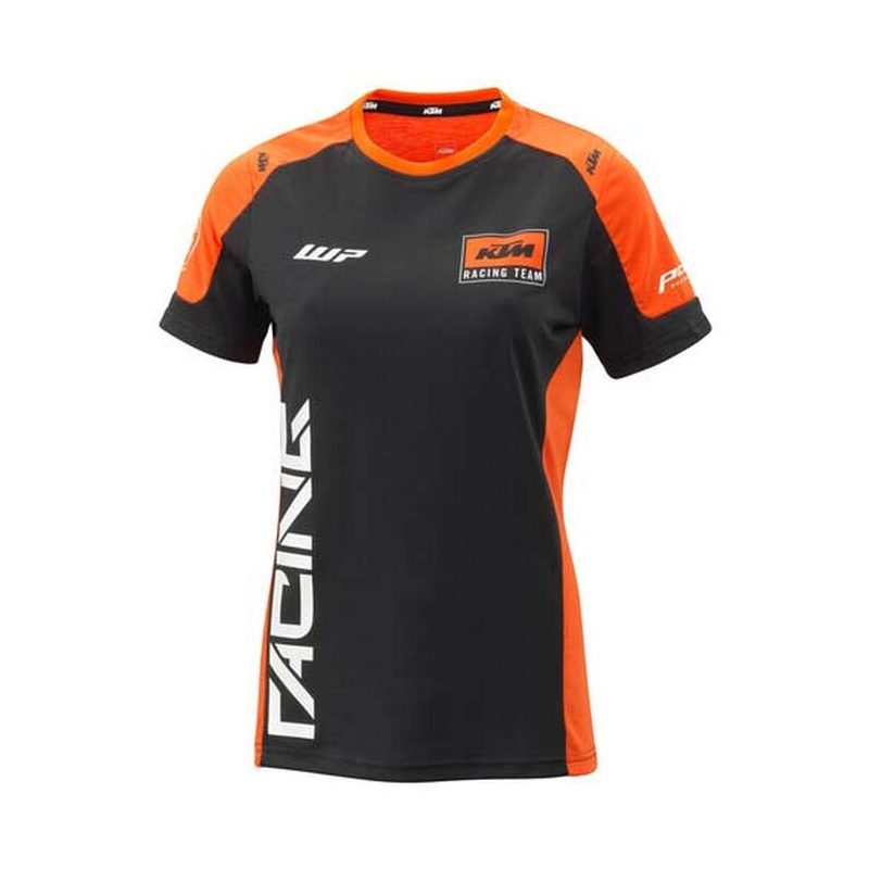 Tricou pentru femei KTM Team negru-portocaliu