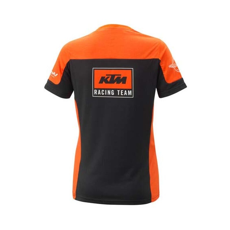 Tricou pentru femei KTM Team negru-portocaliu