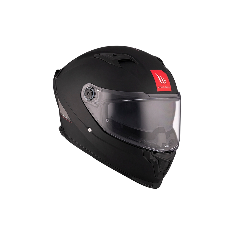 MT BRAKER SV SOLID A1 cască de motociclist integrală negru lucios