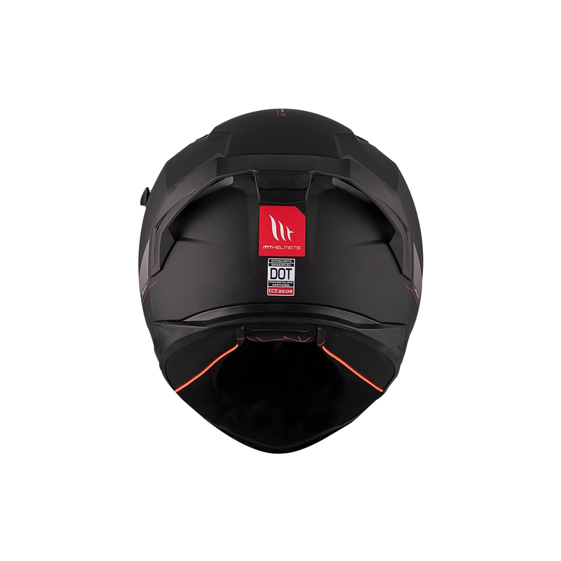 MT BRAKER SV SOLID A1 cască de motociclist integrală negru lucios