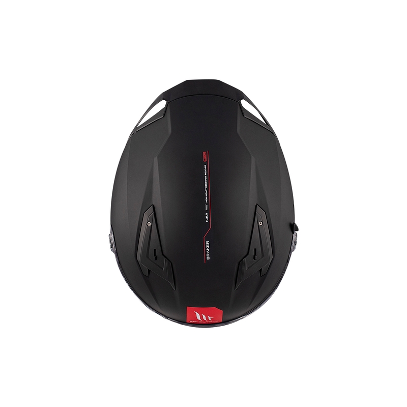 MT BRAKER SV SOLID A1 cască de motociclist integrală negru lucios
