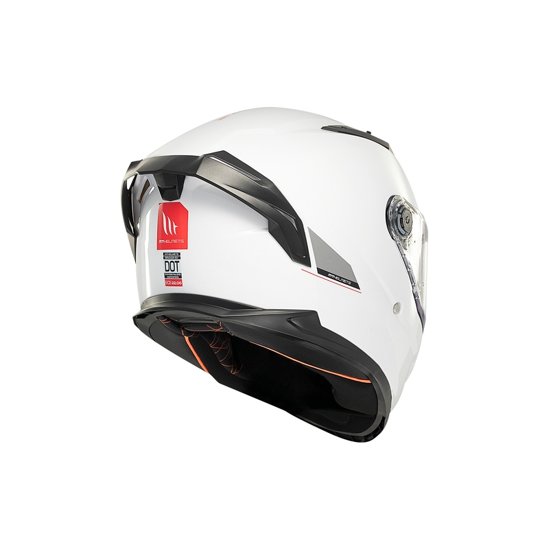 MT BRAKER SV SOLID A0 cască de motocicletă integrală MT BRAKER SV SOLID A0 albă