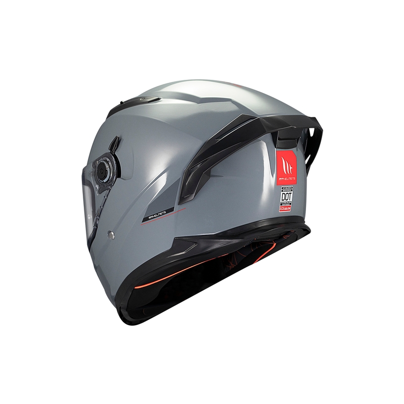 MT BRAKER SV SOLID A12 cască de motocicletă integrală MT BRAKER SV SOLID A12 gri