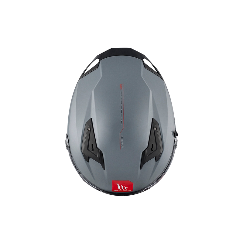 MT BRAKER SV SOLID A12 cască de motocicletă integrală MT BRAKER SV SOLID A12 gri