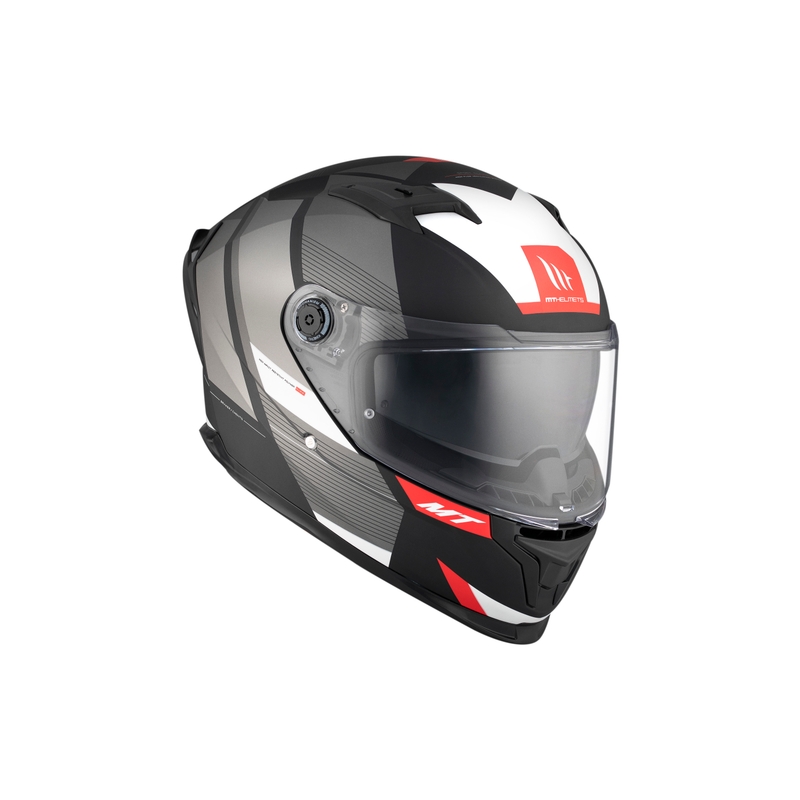 MT BRAKER CHENTO B0 cască de motocicletă integrală MT BRAKER CHENTO B0 negru-gri-alb