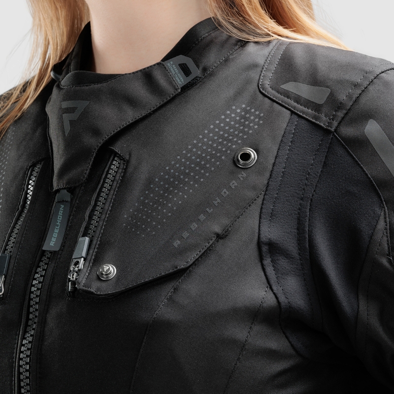 Geaca moto dama Rebelhorn Hiker IV neagra