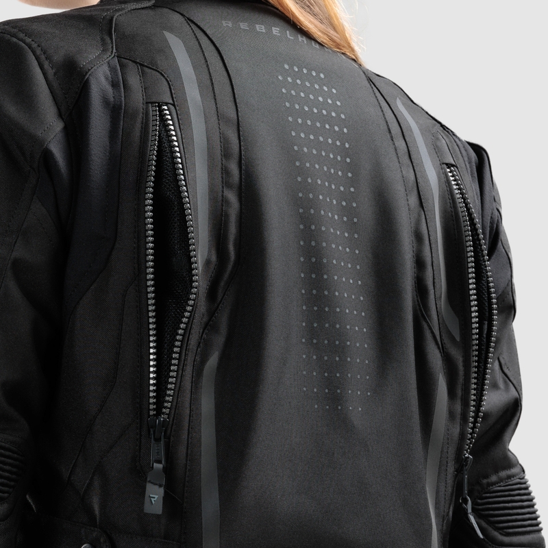 Geaca moto dama Rebelhorn Hiker IV neagra