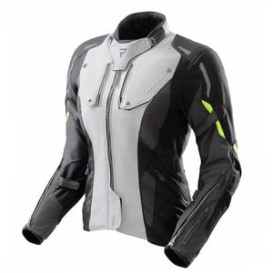 Jachetă de motocicletă Reblehorn Hiker IV Black-Gray-Fluo Yellow pentru femei