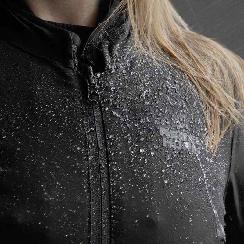 Geacă motociclistă pentru femei Rebelhorn Hiker IV negru-gri-galben fluo