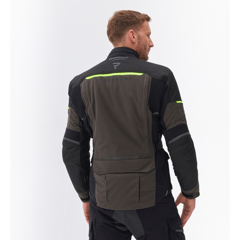 Jachetă de motociclist Rebelhorn Range antracit-negru-galben-fluo
