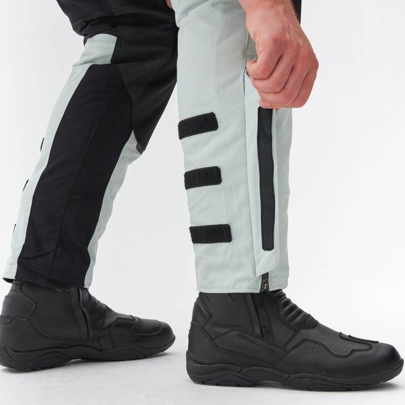 Pantaloni moto Rebelhorn Range gri-negru-rosu