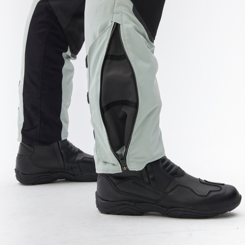 Pantaloni moto Rebelhorn Range gri-negru-rosu