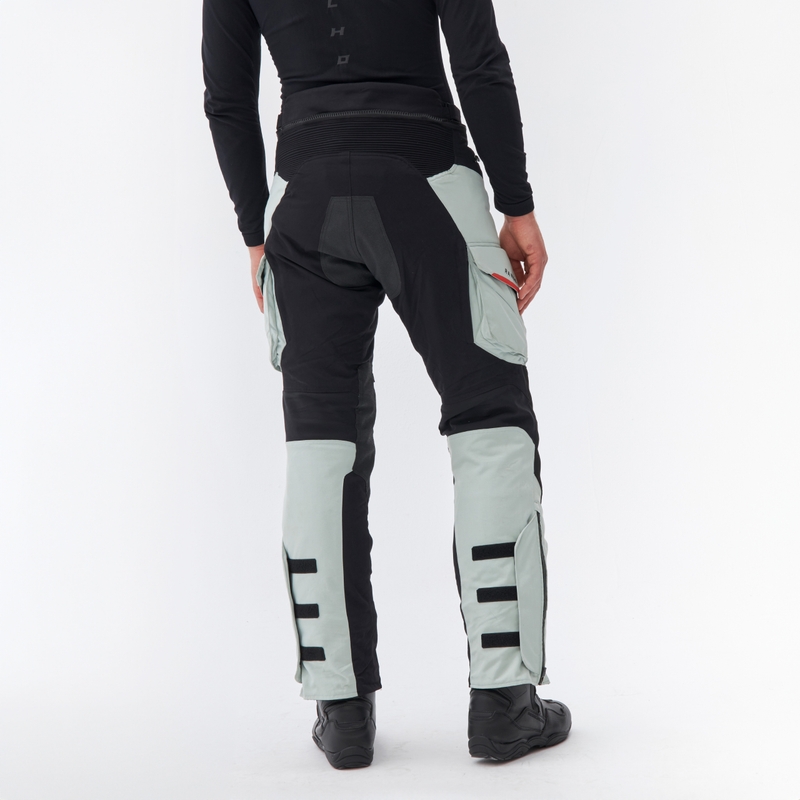 Pantaloni moto Rebelhorn Range gri-negru-rosu