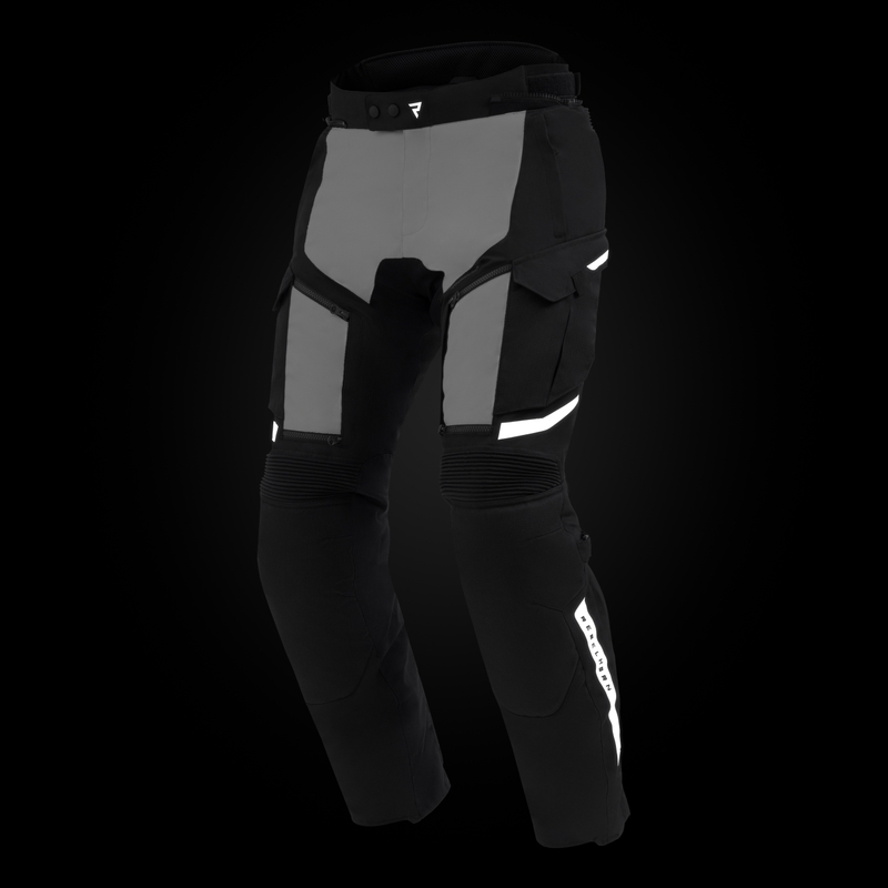 Pantaloni de motocicletă Rebelhorn Cubby V negru-gri