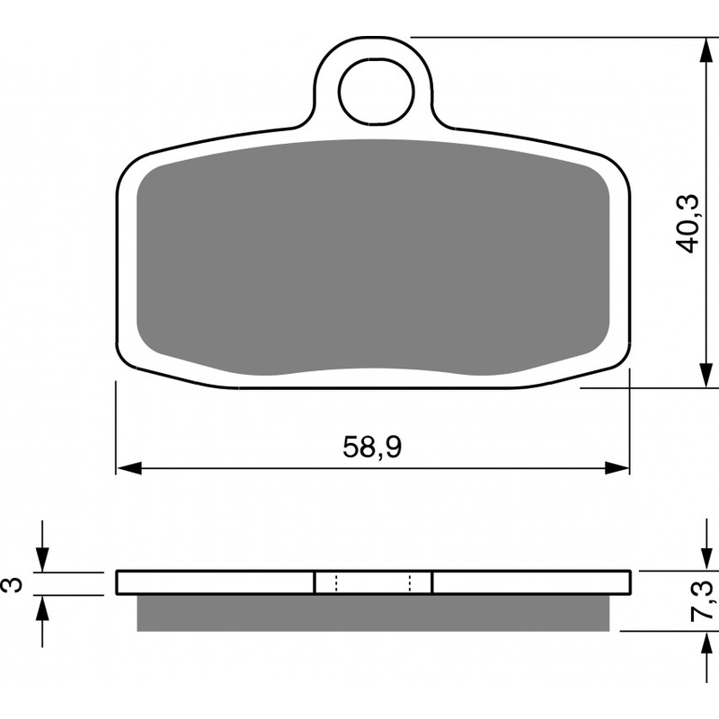 Placute de frana GOLDFREN S33 OFF-ROAD FRONT